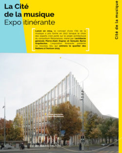 Travelling exhibition of the Cité de la musique project which will be visible in different districts of Geneva from September 2020 to May 2021.