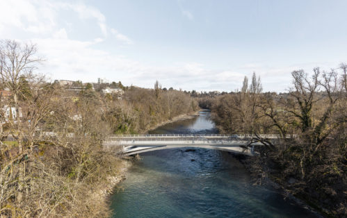 Passerelle piétons du Bout-du-Monde, Genève