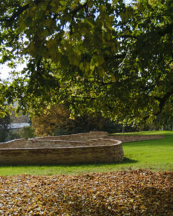 Vernissage for a permanent art installation in Ariana Park, entitled ‘Chaque mur est une porte’, by Jacques Kaufmann, Geneva